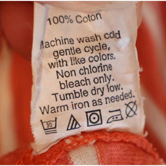 J.Crew Striped Cotton Dress Womens Preppy Nautical Coastal Coral Pockets Size XS - Picture 7 of 9